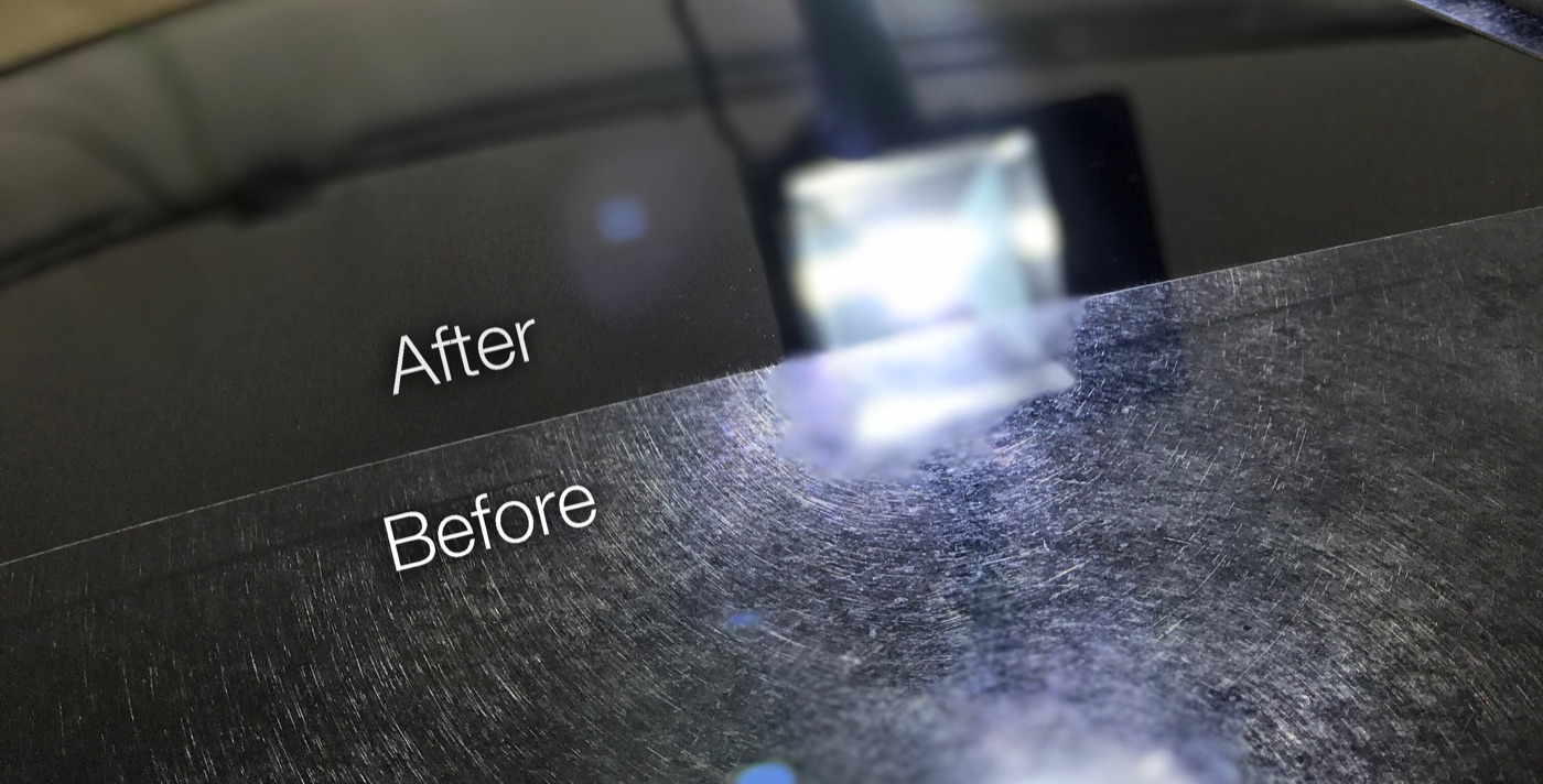 50/50 Before and After Paint Correction Swirl Removal in Meridian, ID